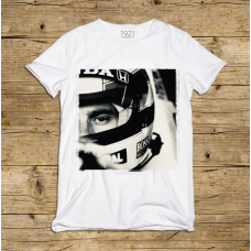 Tričko Ayrton Senna Helmet